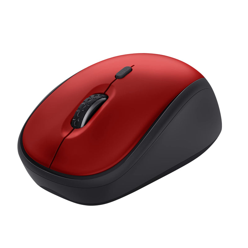 Trust Yvi+ Silent Wireless Mouse, Sustainable Design, 800-1600 DPI, For Left and Right Hand Users, Storable USB Micro Receiver, Quiet Compact Computer Mouse for PC, Laptop, Mac, Home Office