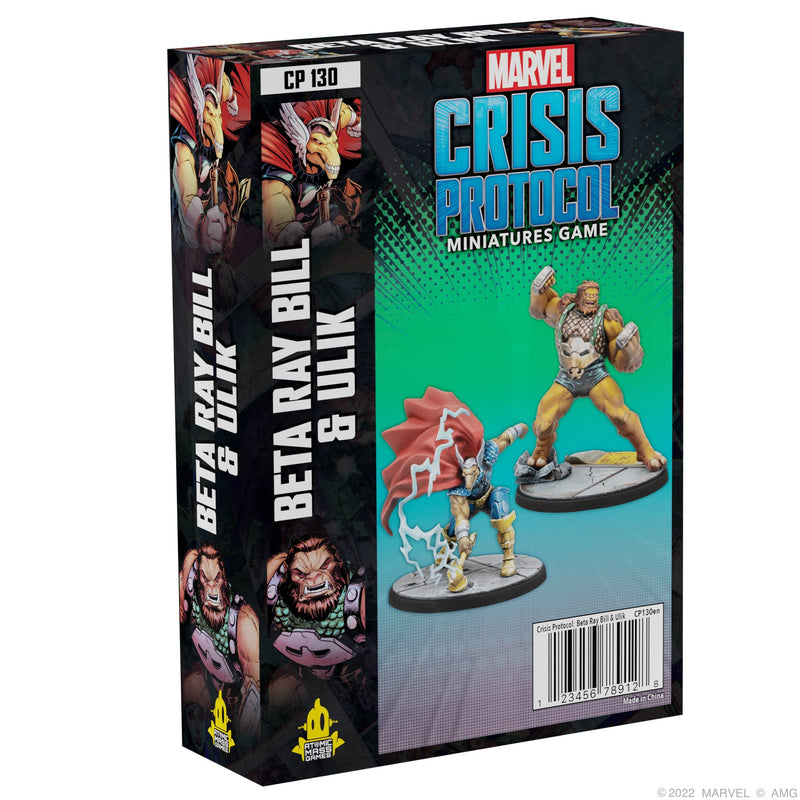 Atomic Mass Games Marvel Crisis Protocol Beta Ray Bill & Ulik Character Pack | Miniatures Battle Game | Strategy Game for Adults | Ages 14+ | 2 Players | Average Playtime 90 Minutes | Made