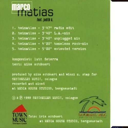 Heimatlos (5 versions, 1999, feat. Judith K.)