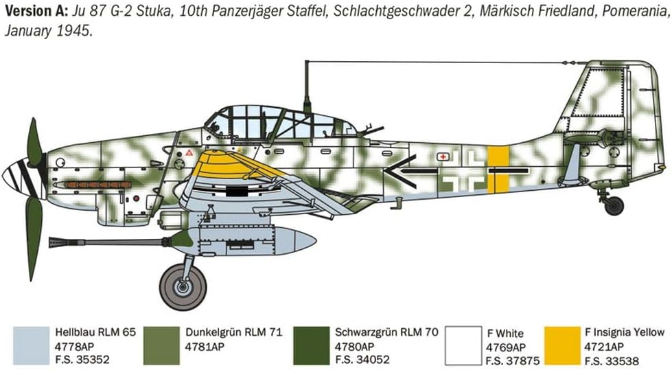 Italeri Ju-87 G2 Kanonenvogel