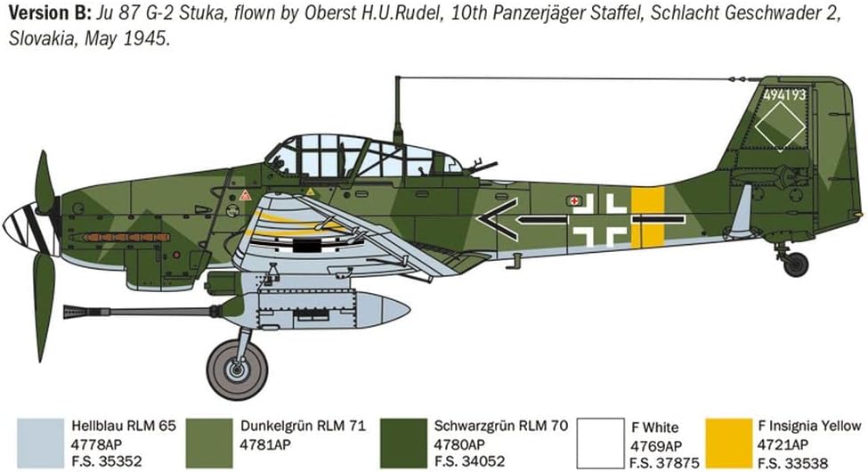 Italeri Ju-87 G2 Kanonenvogel