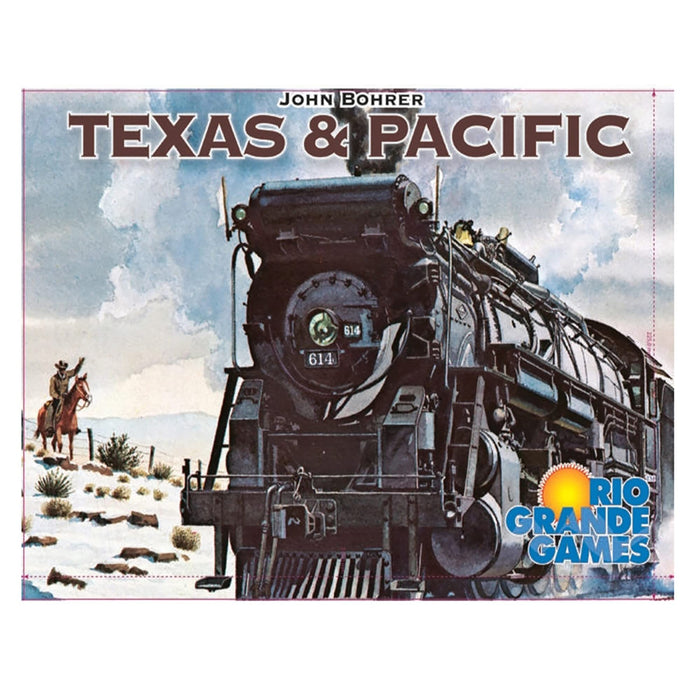 Texas & Pacific - Railway Board Game, Set in 19th-Century Midwest & Texas, Investors & Ranchers Train Game, Rio Grande Games, Ages 14, 2-6 Players, 30-60 Minute Playing Time