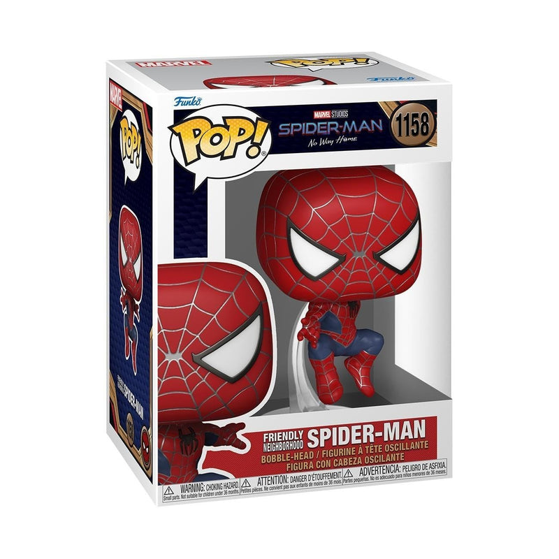 Funko Pop! Marvel: Spiderman No Way Home 2021 - Spider-Man - Leaping SM2 - Figura in Vinile da Collezione - Idea Regalo - Merchandising Ufficiale - Giocattoli per Bambini e Adulti - Movies Fans