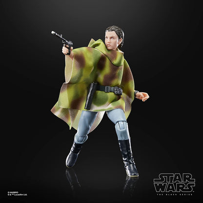 STAR WARS The Black Series Princess Leia (Endor), Return of The Jedi 6-Inch Collectible Action Figures, Ages 4 and Up (F7051)
