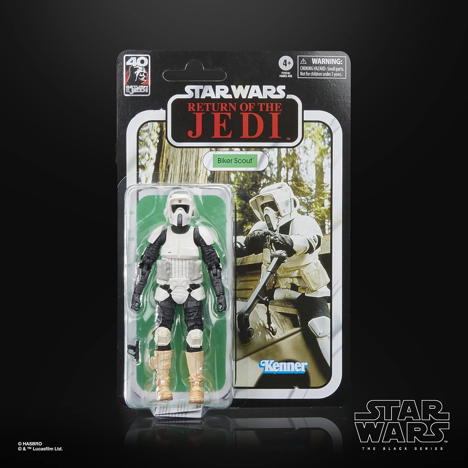 STAR WARS The Black Series Biker Scout, Return of The Jedi 40th Anniversary 6-Inch Collectible Action Figures, Ages 4 and Up (F7074