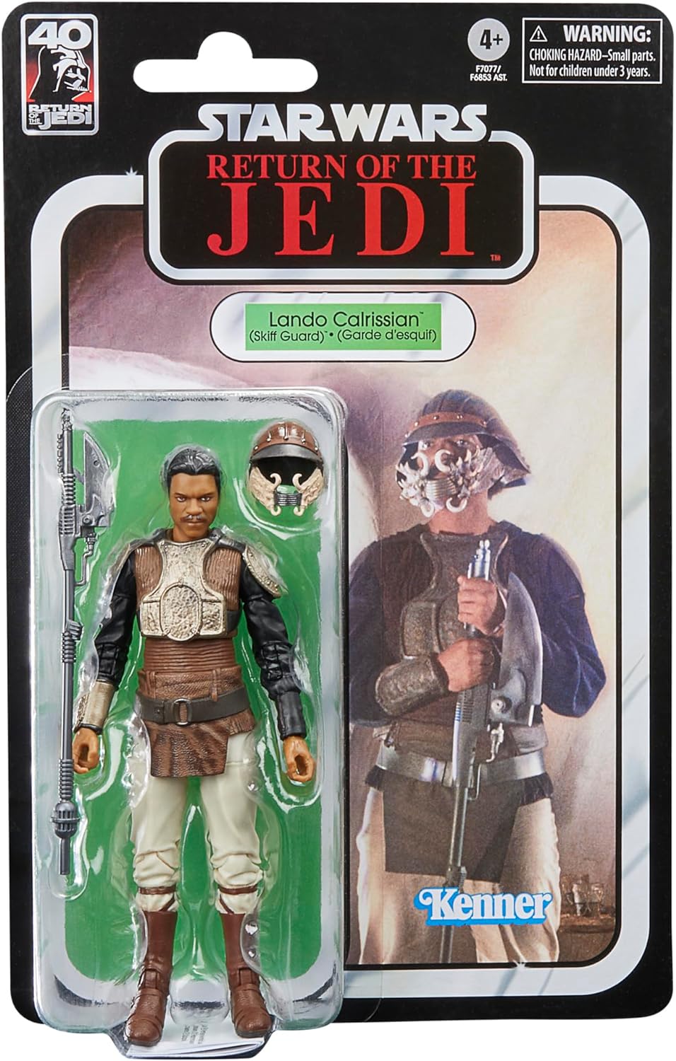 Star Wars Hasbro Wars The Black Series Lando Calrissian, Wars: Return of Jedi 6-Inch Action Figures, F7077, Multicolor