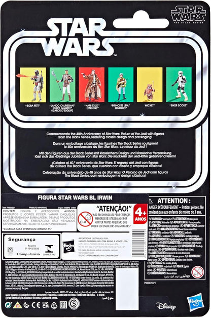 Star Wars Hasbro Wars The Black Series Lando Calrissian, Wars: Return of Jedi 6-Inch Action Figures, F7077, Multicolor