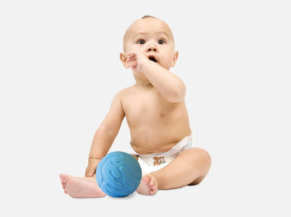 LUDI Set of 3 Sensory Balls - Blue