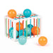 Ludi - Hand cube – built-in kit for babies – 1 cube and 12 small balls – from 10 months