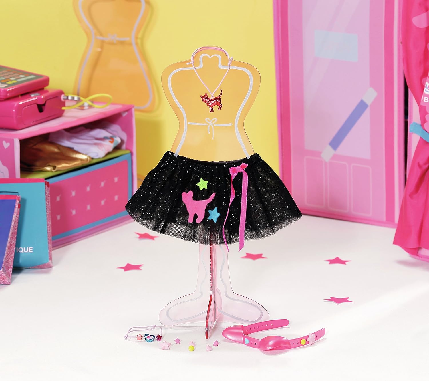 BABY born Boutique Tutu Set Juego de ropita para muñeca - Accesorios para muñecas (Juego de ropita para muñeca, 3 año(s), Multicolor, Niño, Chica, 43 cm