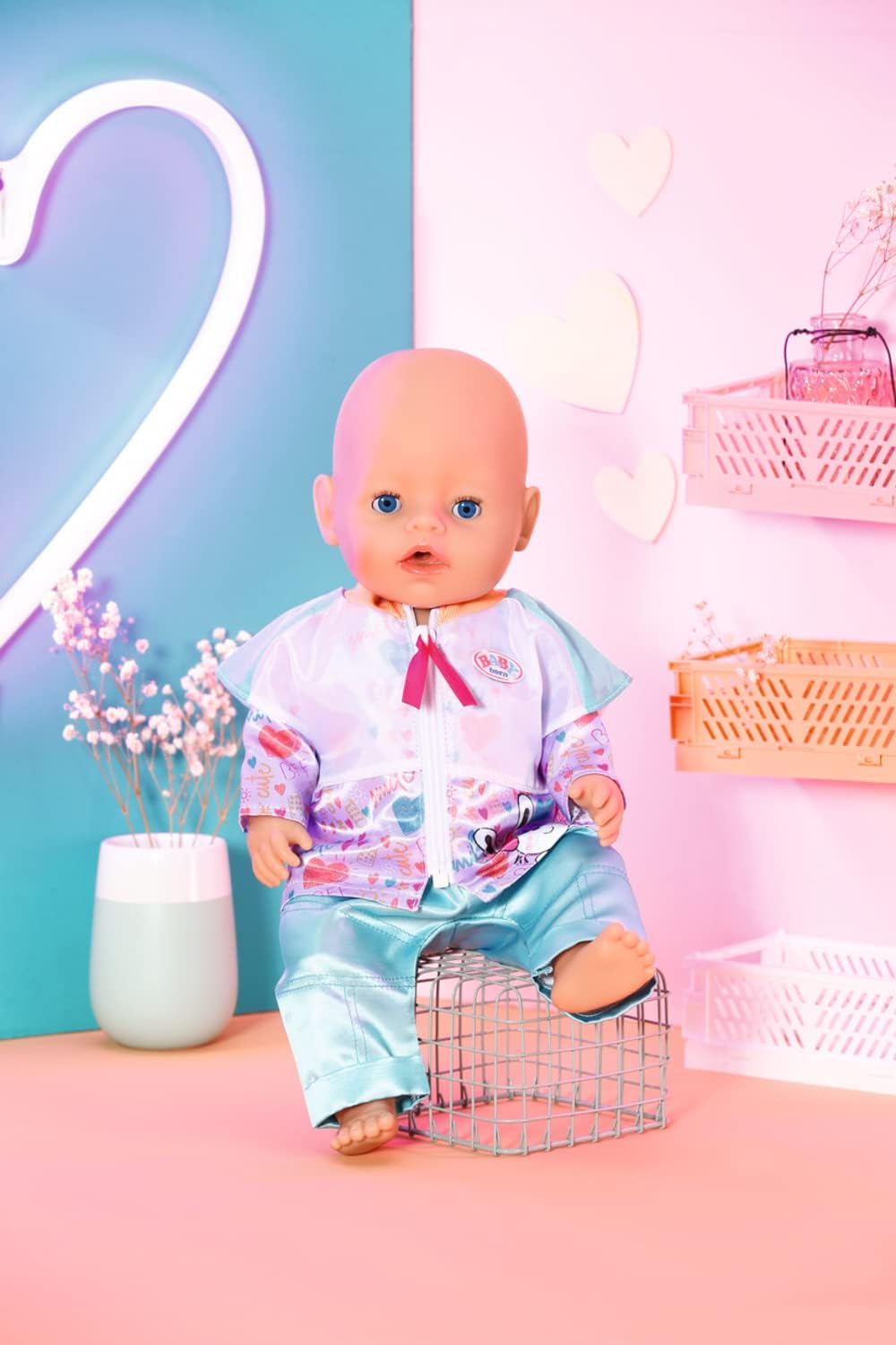 Zapf Creation 832622 Baby Born Freizeitanzug Aqua 43cm