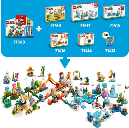 LEGO 71417 Super Mario Fliprus Snow Adventure Expansion Set, Toys for Kids to Combine with Starter Course, Collectible Gifts with Freezie and Baby Penguin Figures Single