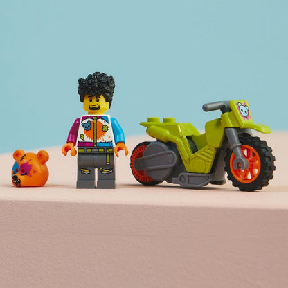 LEGO 60356 City Stuntz Bear Stunt Bike, Flywheel-Powered Motorbike Toy to Perform Jumps and Tricks, Toys for Kids, Boys & Girls Age 5 Plus, Small Gift or Extension Set