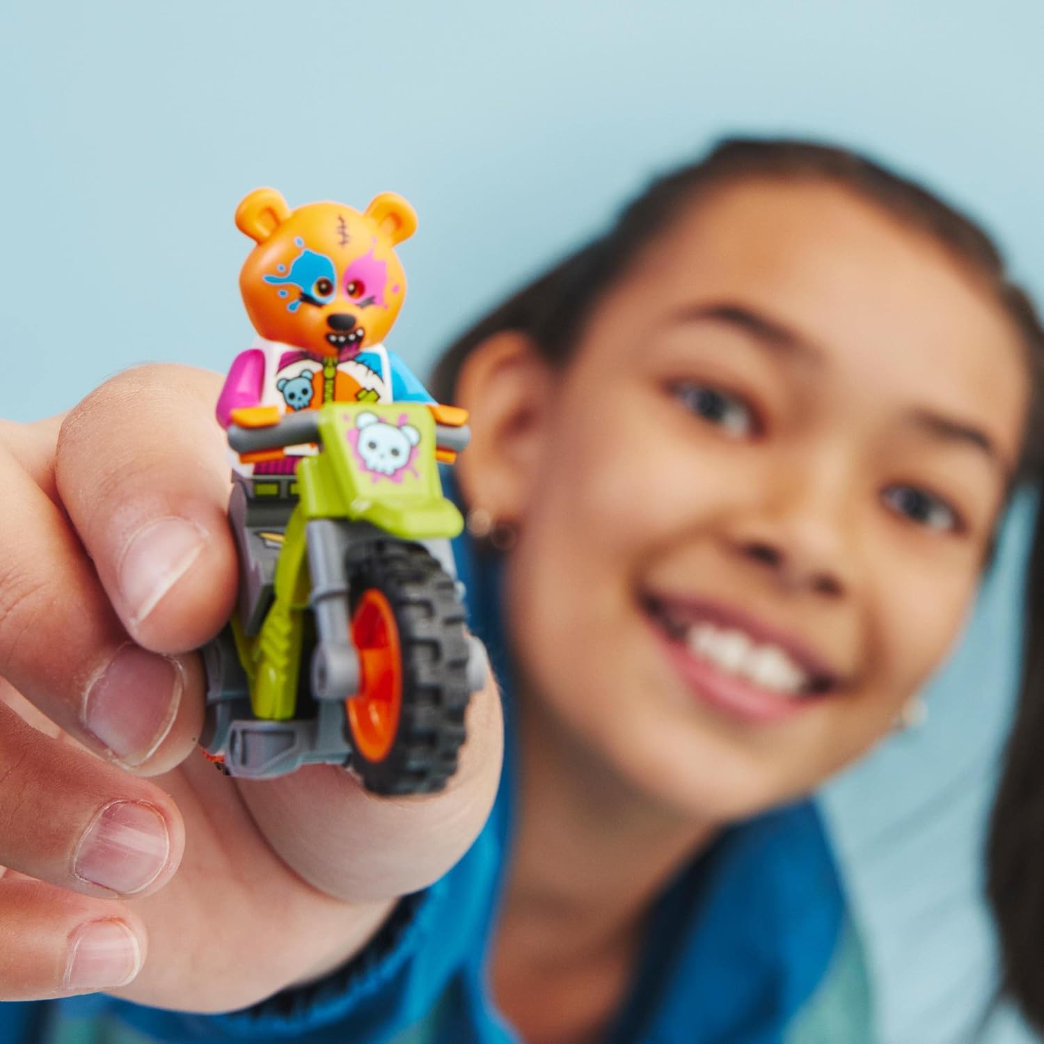 LEGO 60356 City Stuntz Bear Stunt Bike, Flywheel-Powered Motorbike Toy to Perform Jumps and Tricks, Toys for Kids, Boys & Girls Age 5 Plus, Small Gift or Extension Set