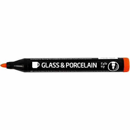 Glass and Porcelain Markers, Stroke Width: 1 – 3 mm, 6, Additional colours