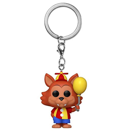 Funko Pop! Keychain: Five Nights at Freddy's (FNAF) SB - Balloon Foxy - Neuartiger Schlüsselanhänger - Vinyl-Minifigur Zum Sammeln - Strumpffüller - Geschenkidee - Offizielle Handelswaren - Minifigur