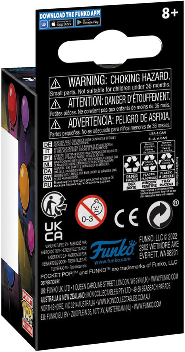 Funko Pop! Keychain: Five Nights at Freddy's (FNAF) SB - Balloon Foxy - Neuartiger Schlüsselanhänger - Vinyl-Minifigur Zum Sammeln - Strumpffüller - Geschenkidee - Offizielle Handelswaren - Minifigur