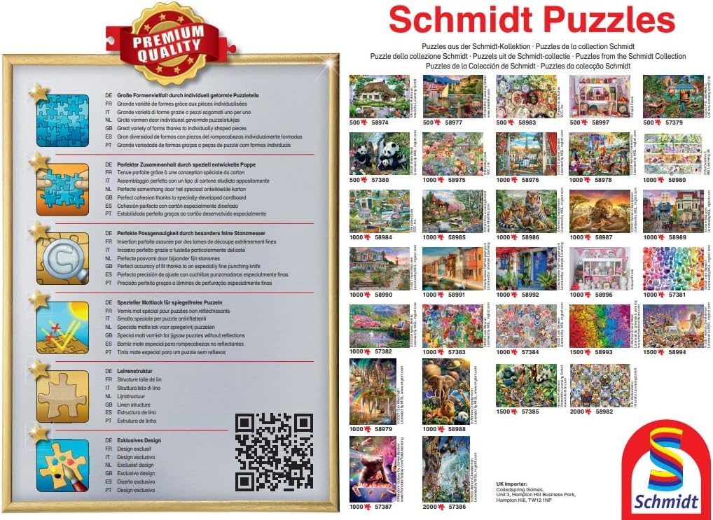 Schmidt, Peace on Earth (1,000 Pieces), Jigsaw Puzzle, Ages 14+, 1+ Players