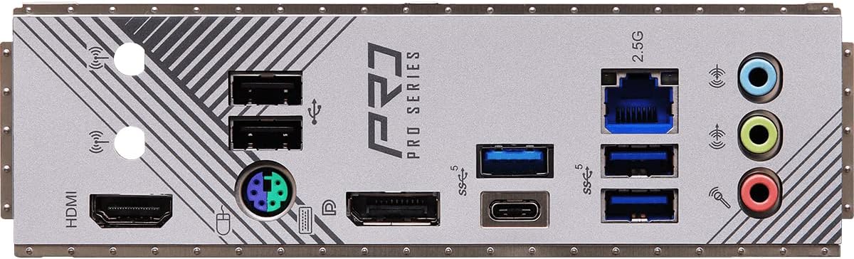 ASRock B760M PRO RS/D4, Intel B760, 1700, Micro ATX, 4 DDR4, HDMI, DP, 2.5G LAN, PCIe4, 2x M.2, RGB