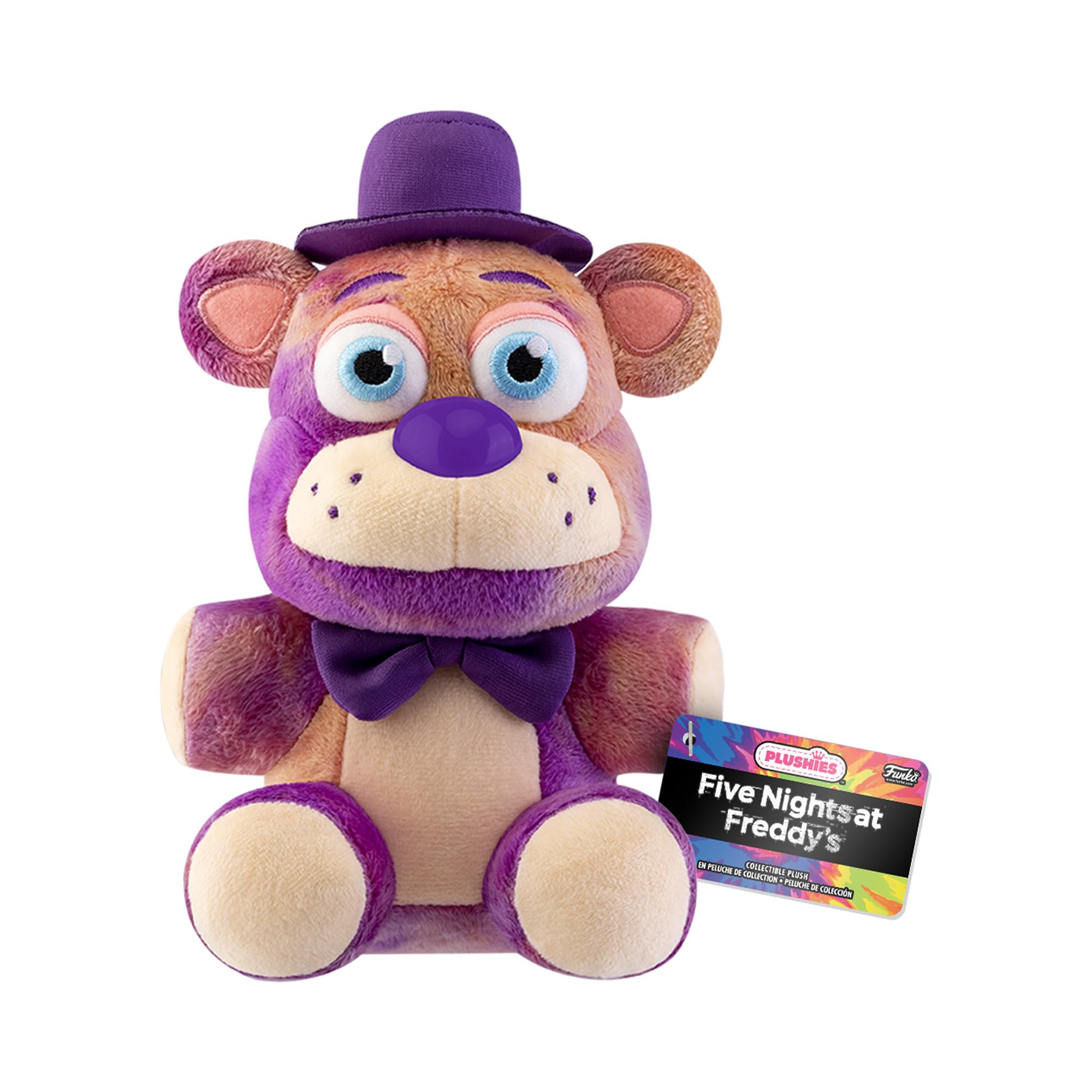 Funko Plush: Five Nights At Freddy's (FNAF) TieDye - Freddy Fazbear - Soft Toy - Birthday Gift Idea - Official Merchandise - Stuffed Plushie For Kids And Adults - Ideal For Video Games Fans
