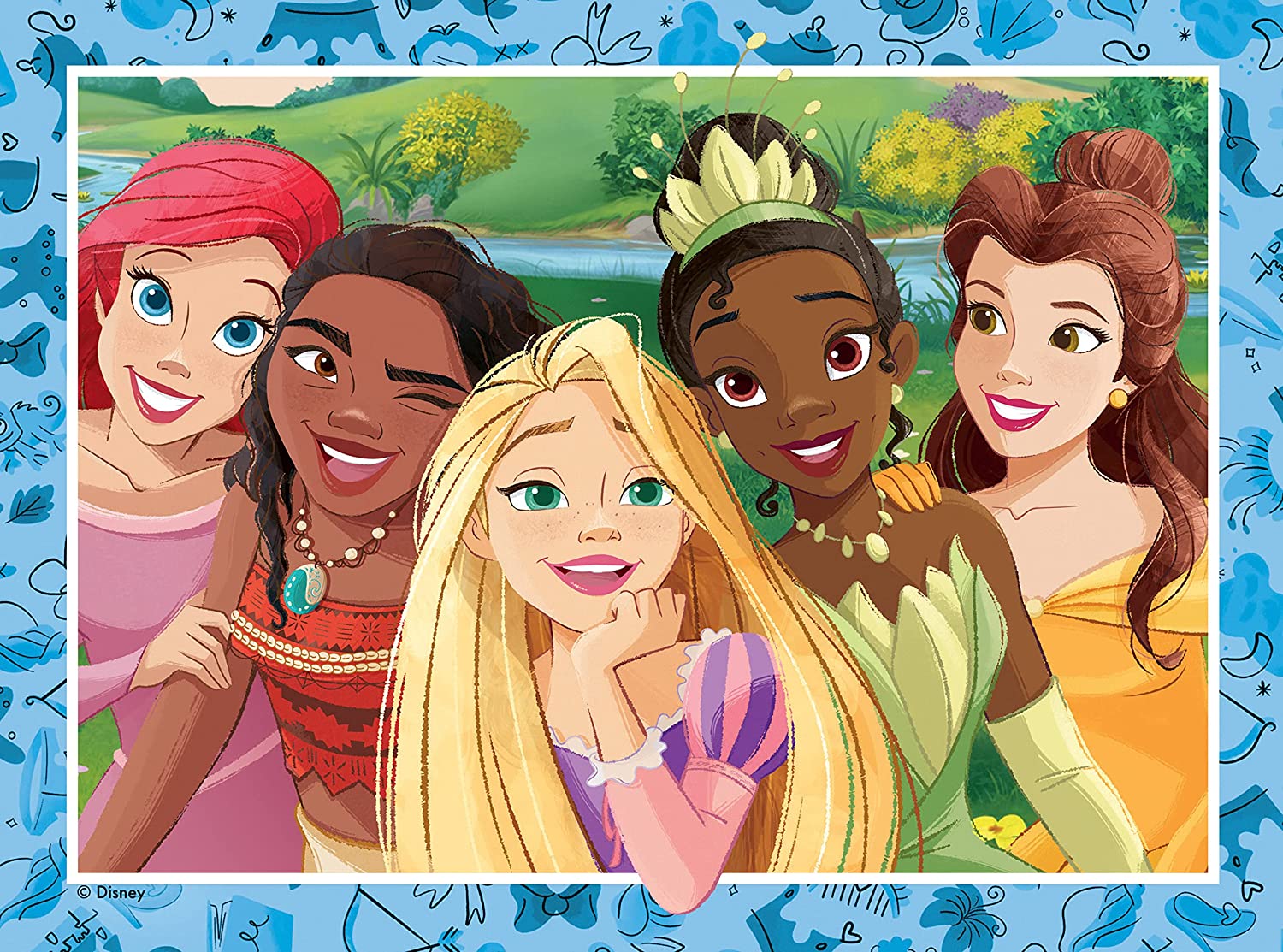 Ravensburger Disney Princess Toys - 4 in a Box Jigsaw Puzzles - 12, 16, 20, 24 Pieces - 2023 Edition