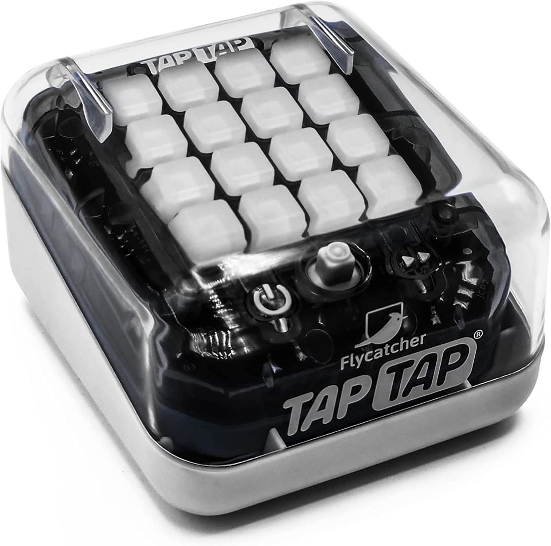 Flycatcher TAP181-08 TapTap Smart Fidget, Palm Size Gadget, High-tech Games, Travel Toy, Gift for Age 5+, Colours Vary