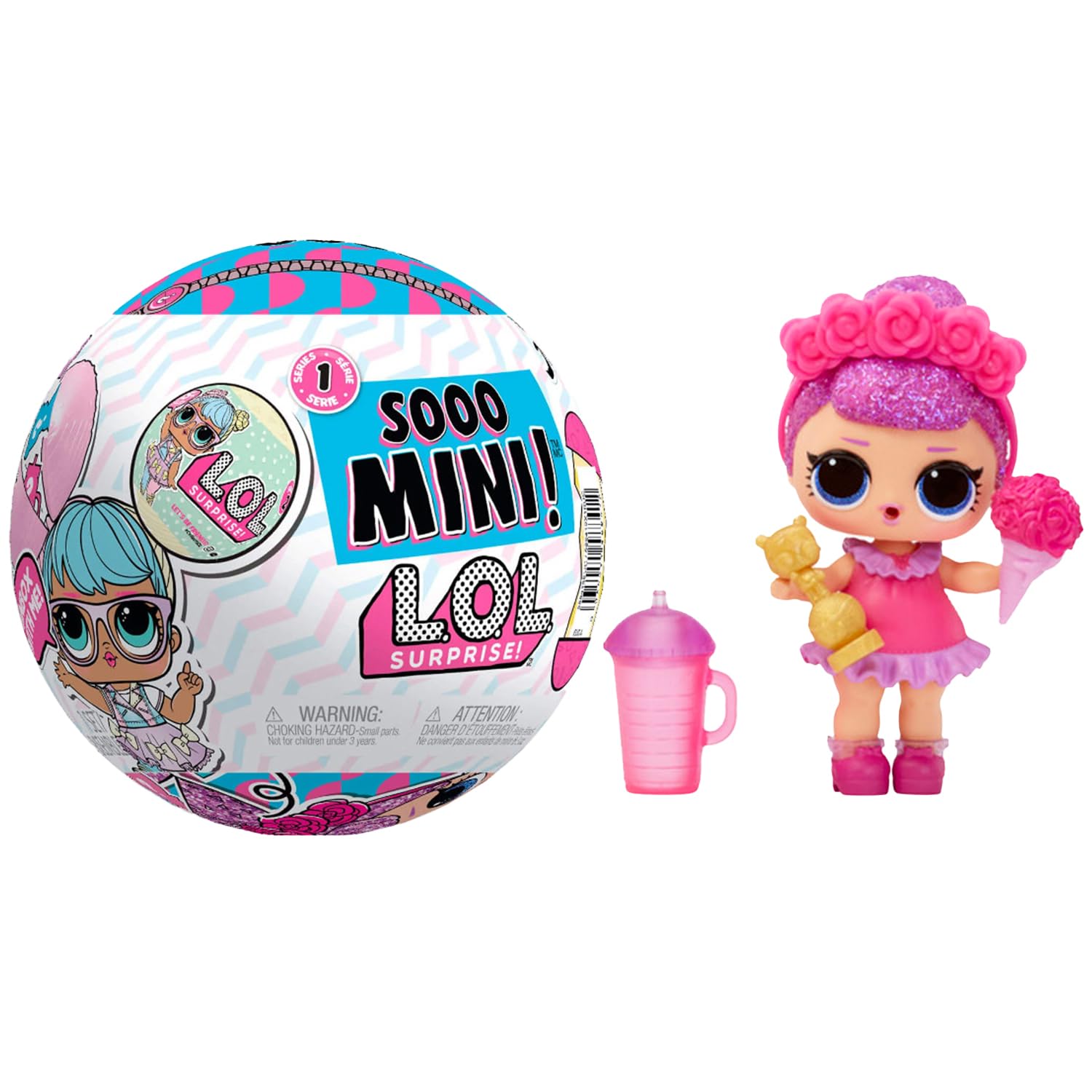 L.O.L. Surprise! Sooo Mini Puppen - ZUFÄLLIGE AUSWAHL - Enthält Limitierte Sammlerpuppe, 8 Überraschungen, Mini L.O.L. Surprise! Kugeln - Tolles Geschenk für Kinder ab 4 Jahren