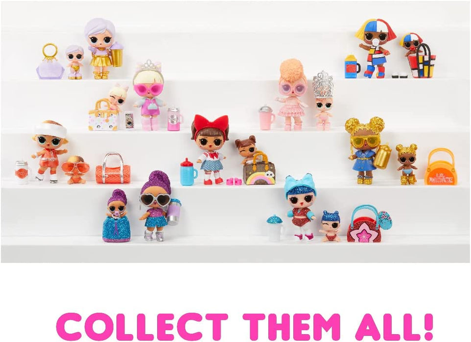 L.O.L. Surprise! Confetti Pop Birthday Sisters - Limited Edition Sammelpuppen in 2 Geschenkboxen mit 10 Konfetti-Überraschungen - Mit Wasserüberraschung, Mode, Accessoires und Geschenktüte, 4+