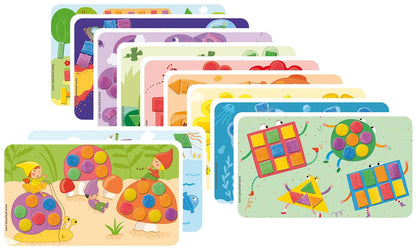 Playmais - PlayMais Kaarten Versieren Vormen & Kleuren 24st.