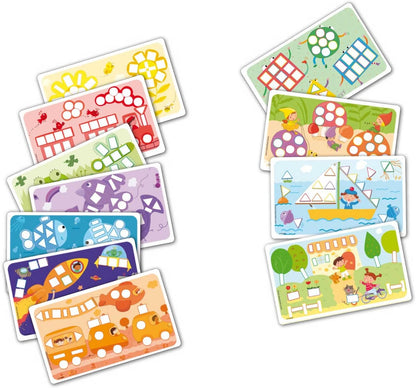 Playmais - PlayMais Kaarten Versieren Vormen & Kleuren 24st.