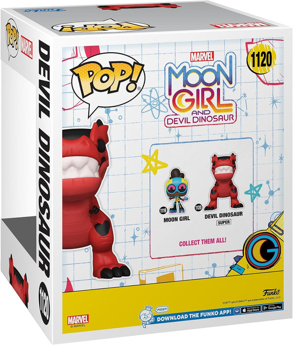Funko POP! Super: Devil Dino - Moon Girl and Devil Dino - Collectable Vinyl Figure - Gift Idea - Official Merchandise - Toys for Kids & Adults - Comic Books Fans - Model Figure for Collectors