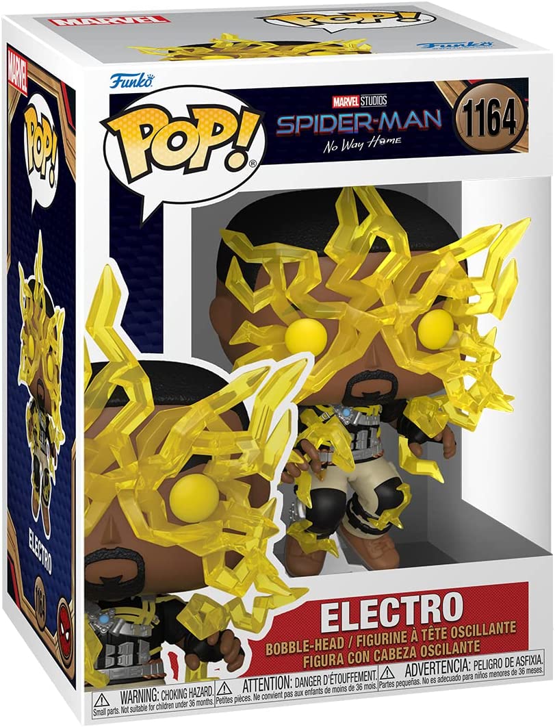 Funko Pop! Marvel: Spiderman No Way Home 2021 - Electro Finale - Spider-man - Collectable Vinyl Figure - Gift Idea - Official Merchandise - Toys for Kids & Adults - Movies Fans