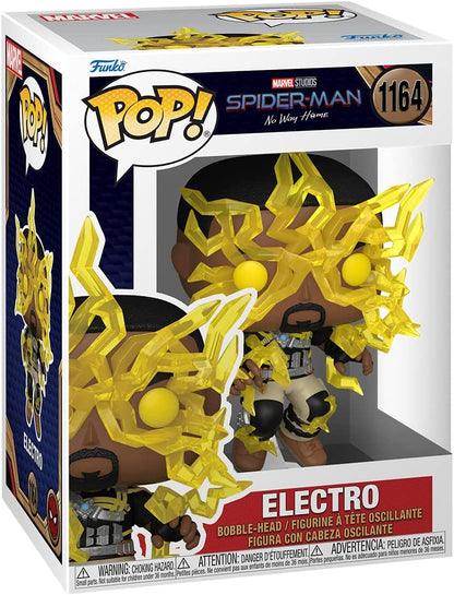 Funko Pop! Marvel: Spiderman No Way Home 2021 - Electro Finale - Spider-man - Collectable Vinyl Figure - Gift Idea - Official Merchandise - Toys for Kids & Adults - Movies Fans