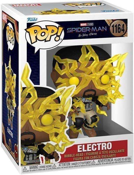 Funko Pop! Marvel: Spiderman No Way Home 2021 - Electro Finale - Spider-man - Collectable Vinyl Figure - Gift Idea - Official Merchandise - Toys for Kids & Adults - Movies Fans
