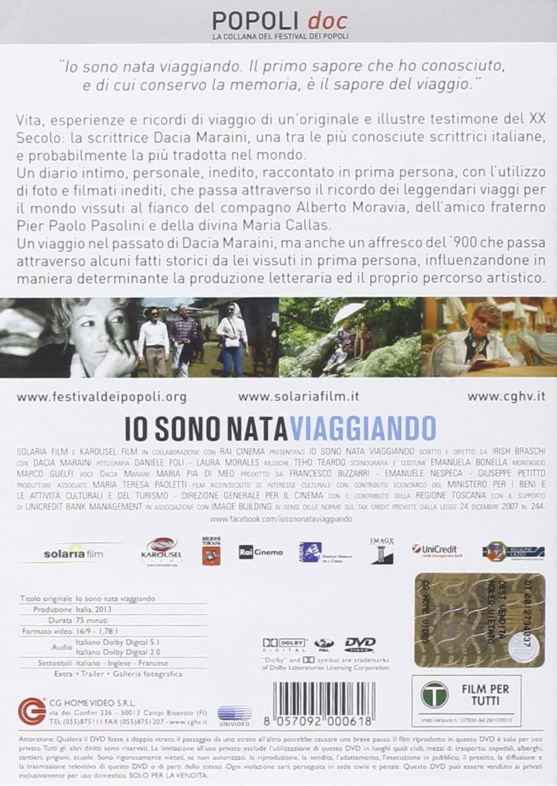 io sono nata viaggiando dvd Italian Import