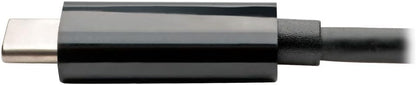 Tripp Lite U444-06N-H4GUBC USB-C (Type-C) to HDMI Adapter with USB-A Hub, Gigabit Ethernet, USB 3.1 Gen 1, Thunderbolt 3 Compatible, 4K x 2K @ 30 Hz, PD Charging, Black Black HDMI 4K
