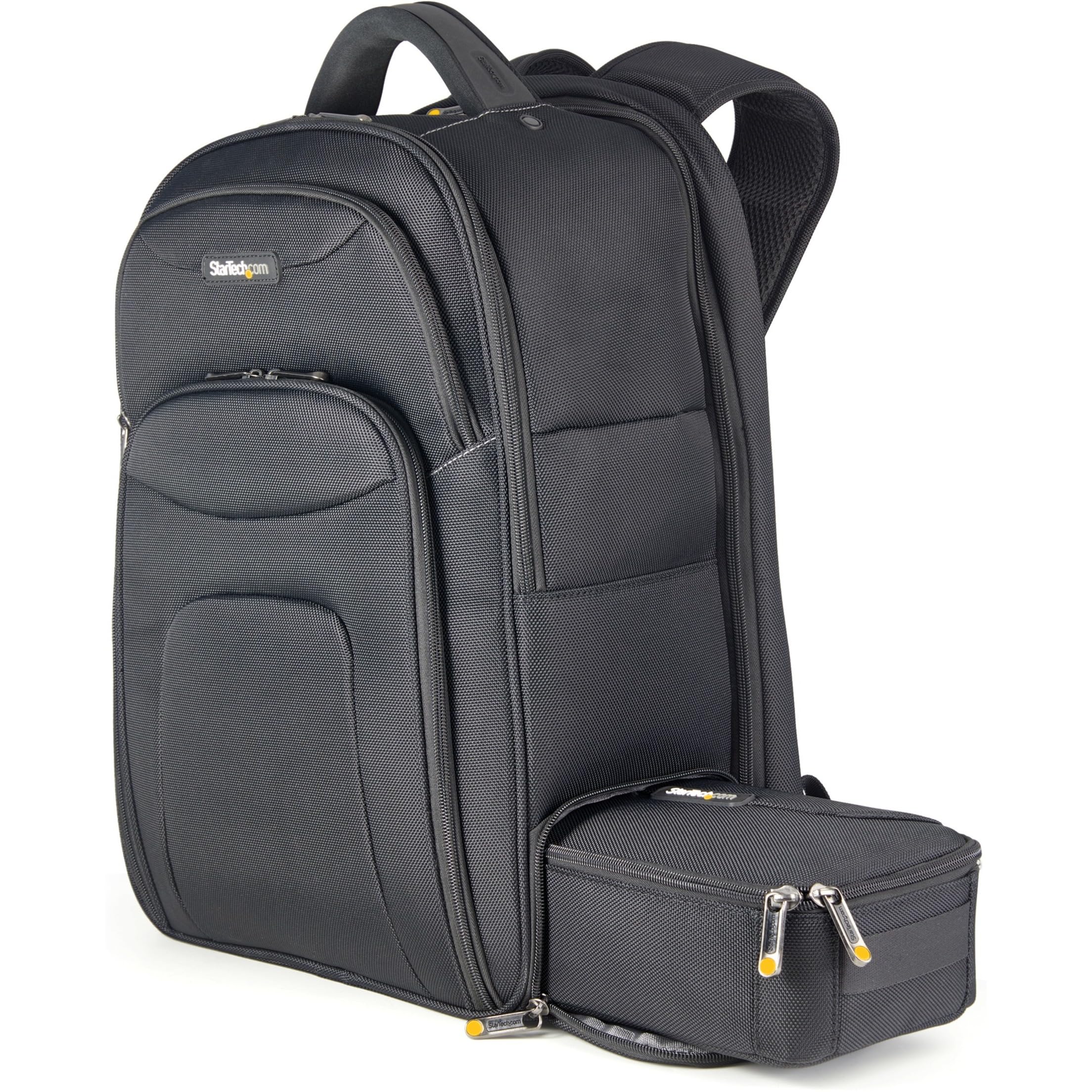 StarTech.com 17.3" Laptop Backpack with Removable Accessory Case - Professional IT Tech Backpack for Work/Travel/Commute - Durable Ergonomic Computer Bag - Nylon - Notebook/Tablet Pockets (NTBKBAG173