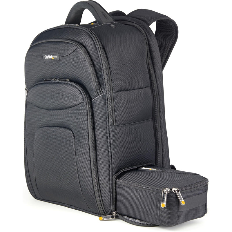 StarTech.com 17.3" Laptop Backpack with Removable Accessory Case - Professional IT Tech Backpack for Work/Travel/Commute - Durable Ergonomic Computer Bag - Nylon - Notebook/Tablet Pockets (NTBKBAG173