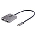 StarTech.com USB-C to Dual Displayport 1.4 Adapter, USB Type-C Muliti-Monitor MST Hub, Dual 5K 60Hz DP Laptop Display Extender / Splitter, HDR, Extra-Long Built-In Cable, Windows Only (MST14CD122DP