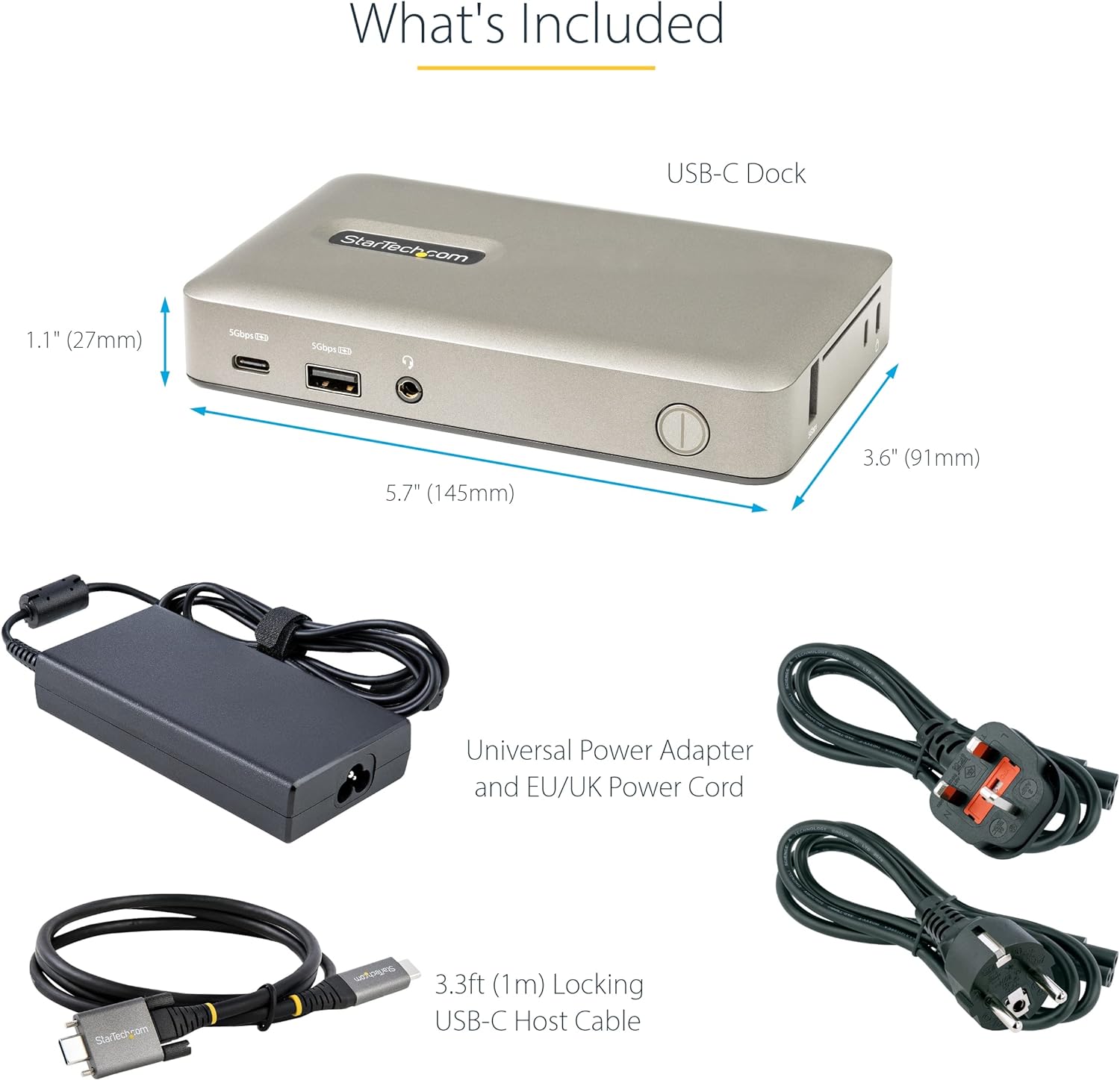 Dock Station Usb-C  Dp 4K/Vga