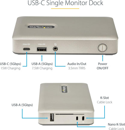 Dock Station Usb-C  Dp 4K/Vga