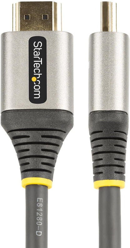 StarTech.com Cable 5m HDMI 2.0 de Alta Velocidad con Ethernet con Certificación Premium - Cable HDMI de 4K a 60Hz - HDR10 - ARC - Ultra HD - para Monitores 4K UHD - M/M (HDMMV5M