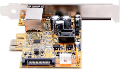 StarTech.com 1 Port 2.5Gbps PoE Network Card, PCIe Ethernet Card w/RJ45, 30W 802.3at PoE NIC for Desktops/Servers, Network PoE LAN Adapter w/Low-Profile Bracket, NBaseT, Windows/Linux (ST1000PEXPSE