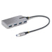 StarTech.com Hub USB a 4 porte - Hub USB 3.0 5Gbps alimentato via bus - Hub splitter da USB-A a 4x USB-A portatile per desktop/notebook con alimentazione opzionale - Cavo da 30 cm (5G4AB-USB-A-HUB