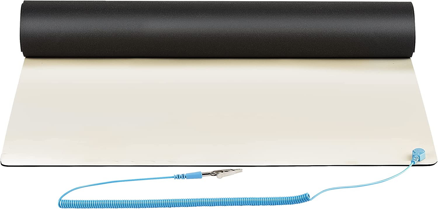 Startech.Com 11X18In Anti Static Mat, Esd Mat For Electronics Repair, Anti Static Desk Mat W/Detachable Grounding Wire,