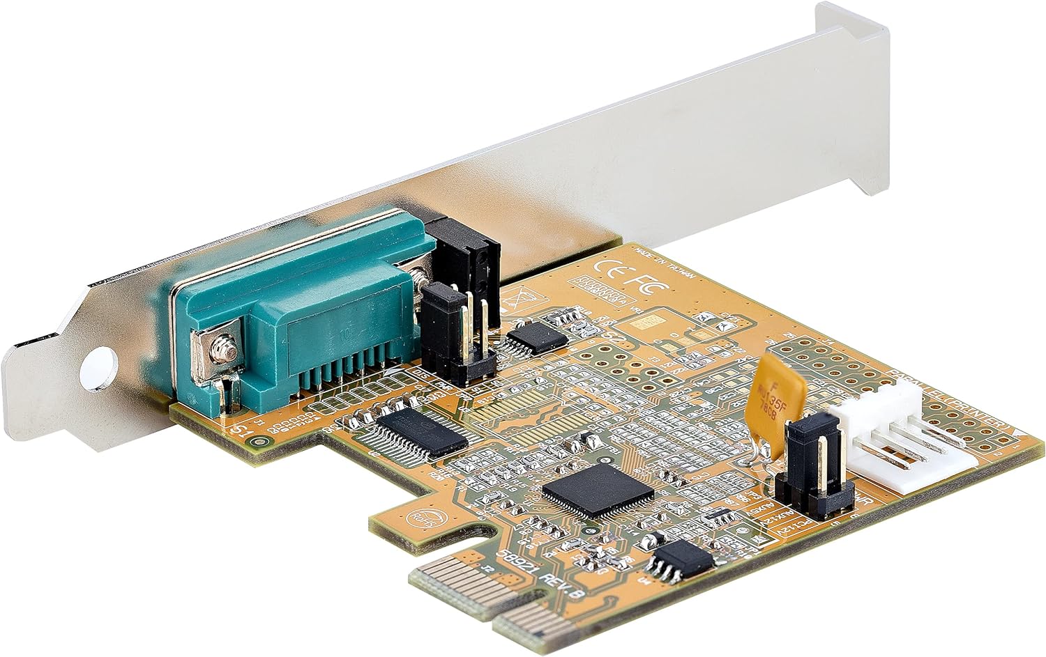 StarTech.com PCI Express Serial Card, PCIe to RS232 (DB9) Serial Interface Card, PC Serial Card, 16C1050 UART, Standard and Low Profile Brackets, COM Retention, Windows/Linux (11050-PC-SERIAL-CARD