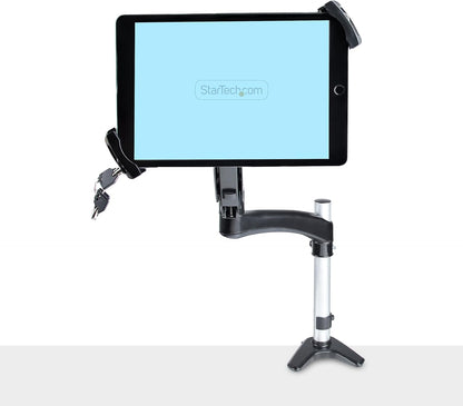 StarTech.com VESA Mount Adapter for Tablets 7.9 to 12.5in - Up to 2kg (4.4lb) - 75x75/100x100 VESA Patterns - Universal Anti-Theft Tablet VESA Mount Clamp - Secure Tablet Mount (TABLET-VESA-ADAPTER
