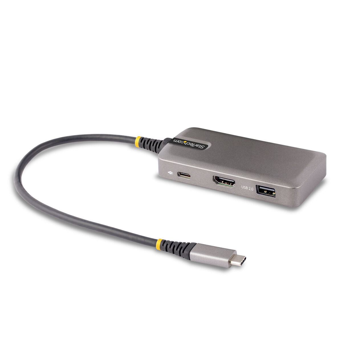 Dockstation Startech 104B-USBC-MULTIPORT Grey 4K Ultra HD Black/Silver
