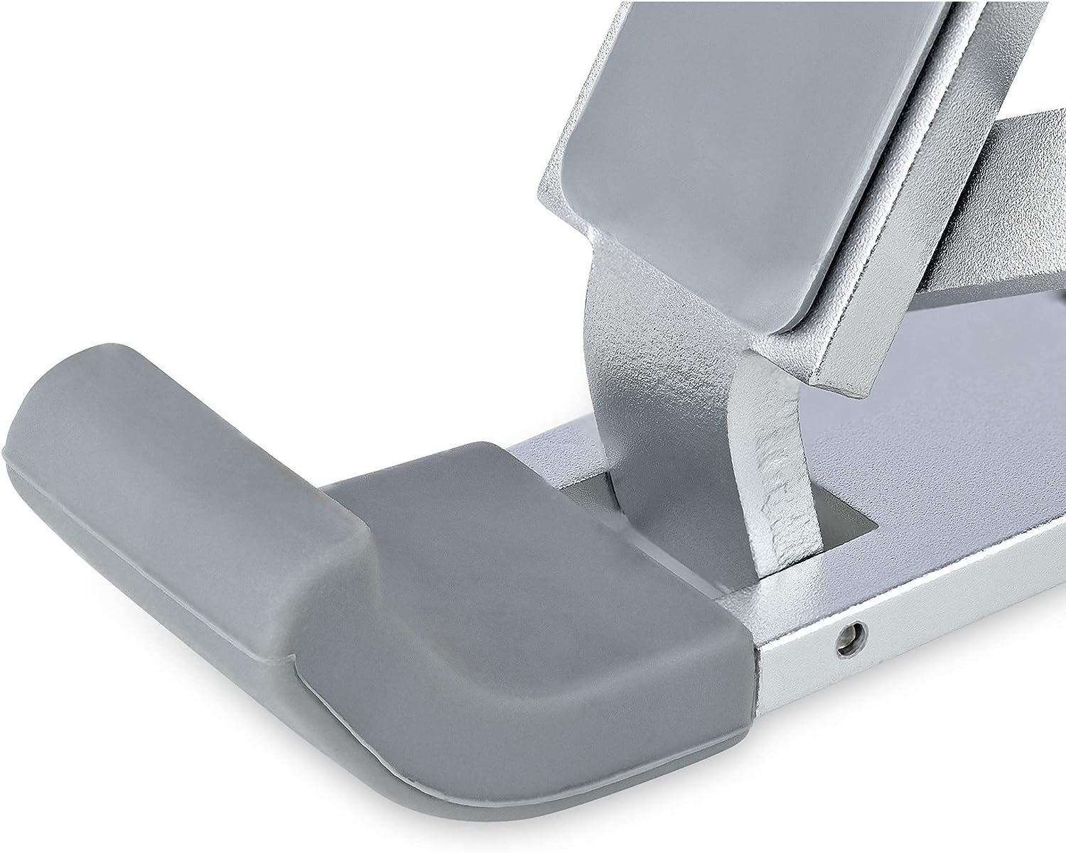 StarTech.com Foldable Laptop Riser Stand, Portable Height Adjustable Ergonomic Laptop Stand, Ventilated Aluminum Frame Supports 22lb (10Kg), Tilt/Raised/Angled Laptop/Tablet Stand (LAPTOP-RISER-BAR
