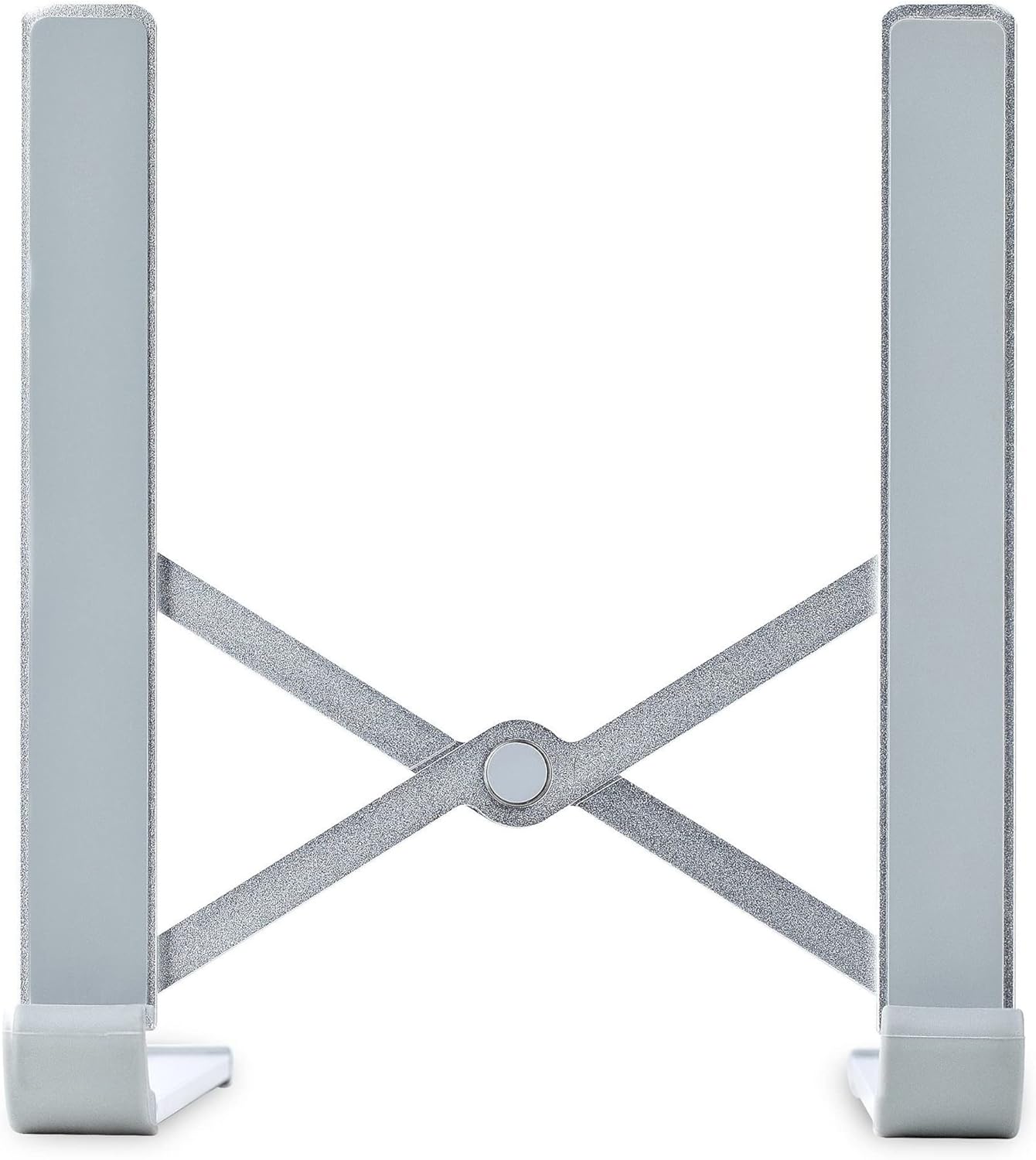 StarTech.com Foldable Laptop Riser Stand, Portable Height Adjustable Ergonomic Laptop Stand, Ventilated Aluminum Frame Supports 22lb (10Kg), Tilt/Raised/Angled Laptop/Tablet Stand (LAPTOP-RISER-BAR